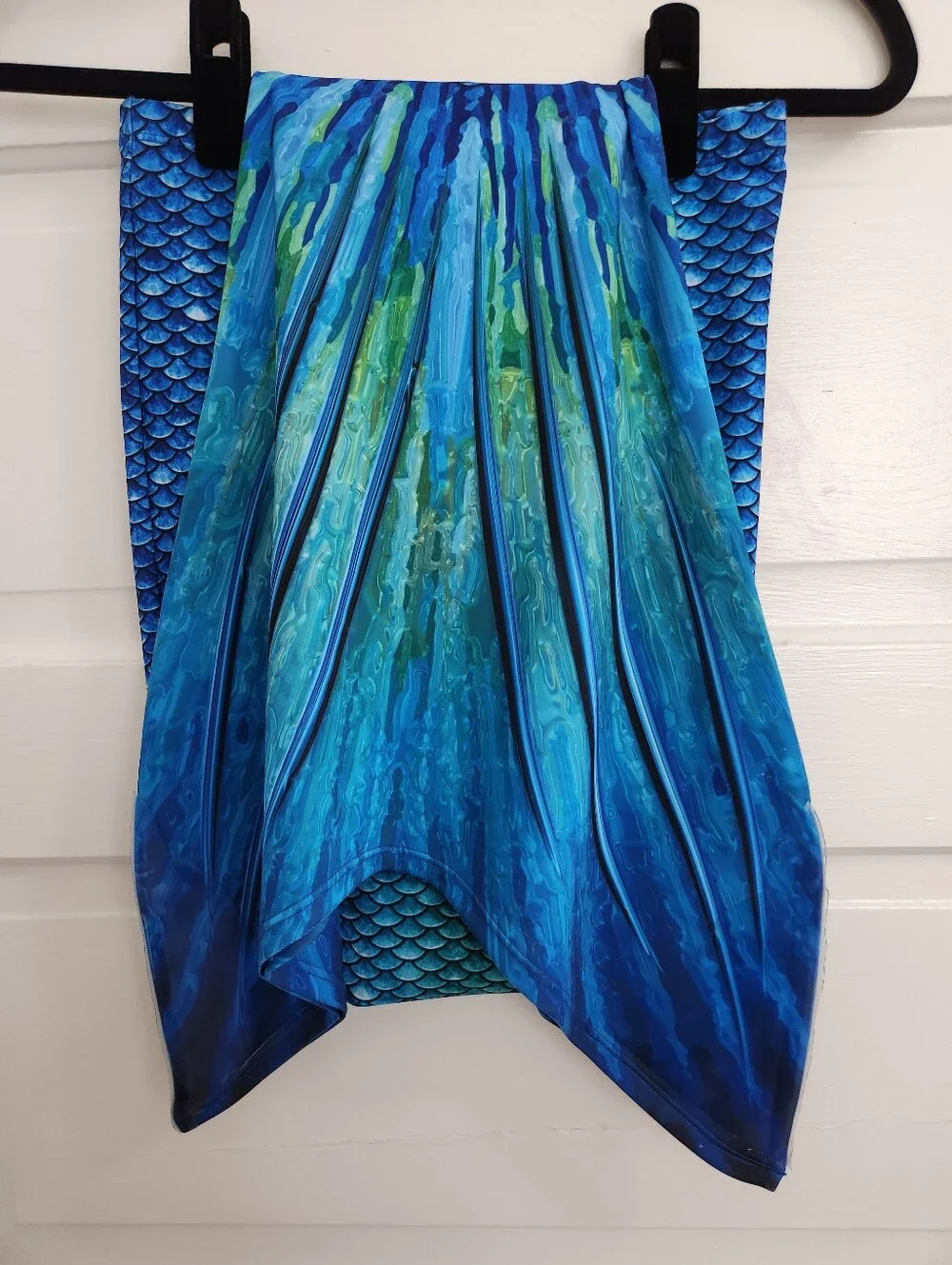 Sun Tails Blue Lagoon Mermaid Tail Girls Size 7-11 Swimming Swimsuit Cost